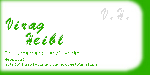 virag heibl business card